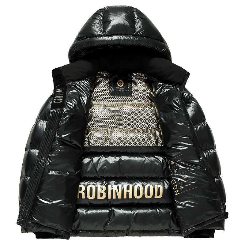 Winter Down Jacket New Mens Clothing Trend Warm Hooded white Duck Puffer Coat black Mens Winter Jacket M251115