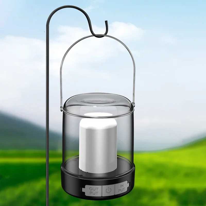 Portable Camping Tent Light Outdoor Rechargeable USB Candle Flame Camping Lamp Led Lighting Simplicity Camping Lighting Fixtures M251115