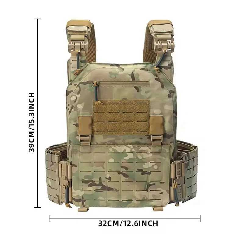 YAKEDA 900D Wear-resistant Quick-release Laser-cut MOLLE System Outdoor Hunting Training Tactical Vest Made of Nylon Material XJ251114