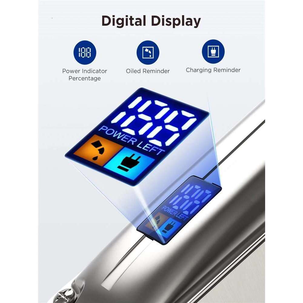 Limural Clippers For Men Professional Hair Beard Barbers Cordless Close Cutting T-Blade Trimmer Kit