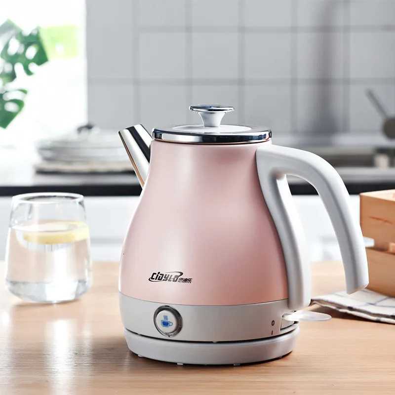 1000ml Mini Electric Kettle Portable Travel 304 Stainless Steel Quick Boiling Kettle Teapot Automatic Keep Warm/Power Off 220V Y251114