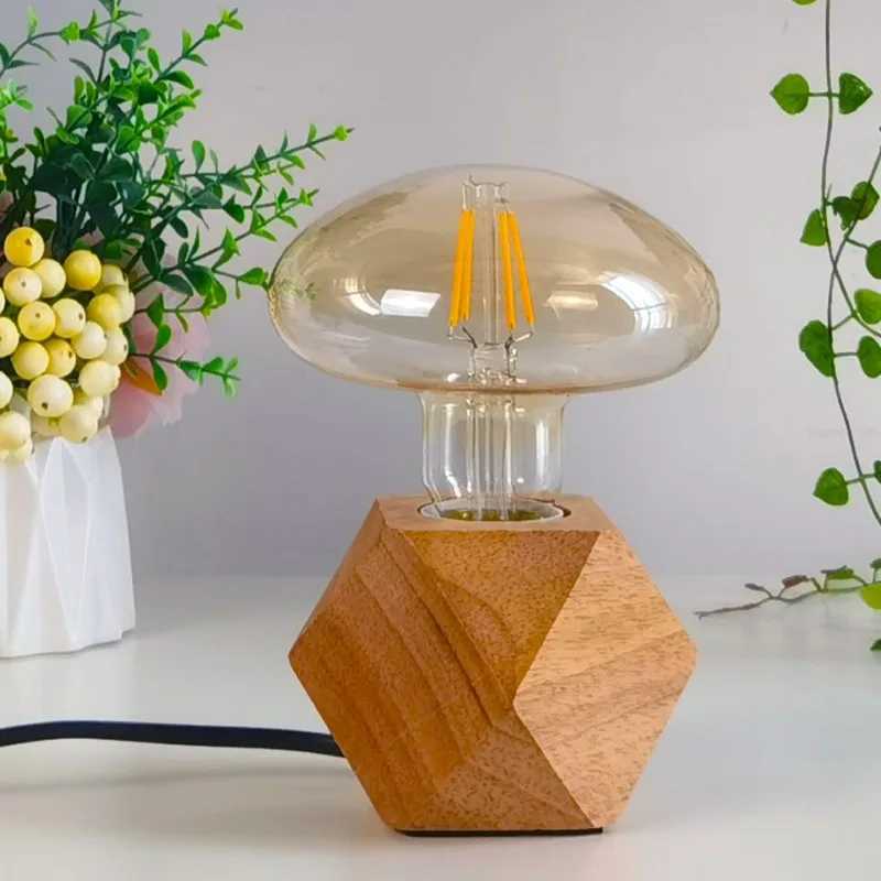 LED Filament Edison Bulb E27 110-220V 4W Shaped Lights Mushroom Retro Ampoule Vintage Incandescent Bulb Lamp Filament Light Bulb C251115