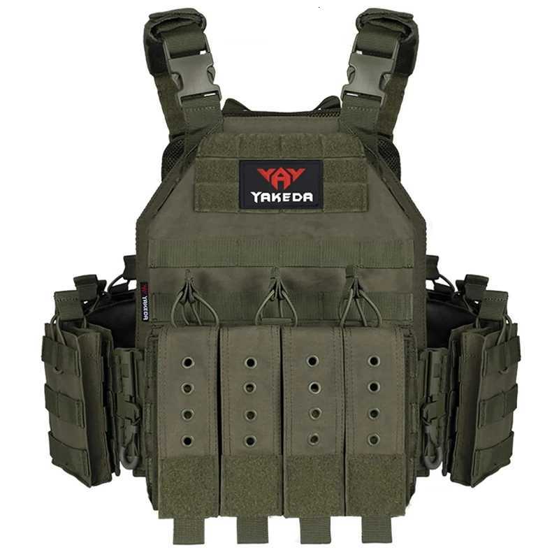Yakeda 1000D Nylon Plate Carrier Vest Outdoor Hunting Protective Adjustable Molle Vest for Airsoft Combat XJ251114