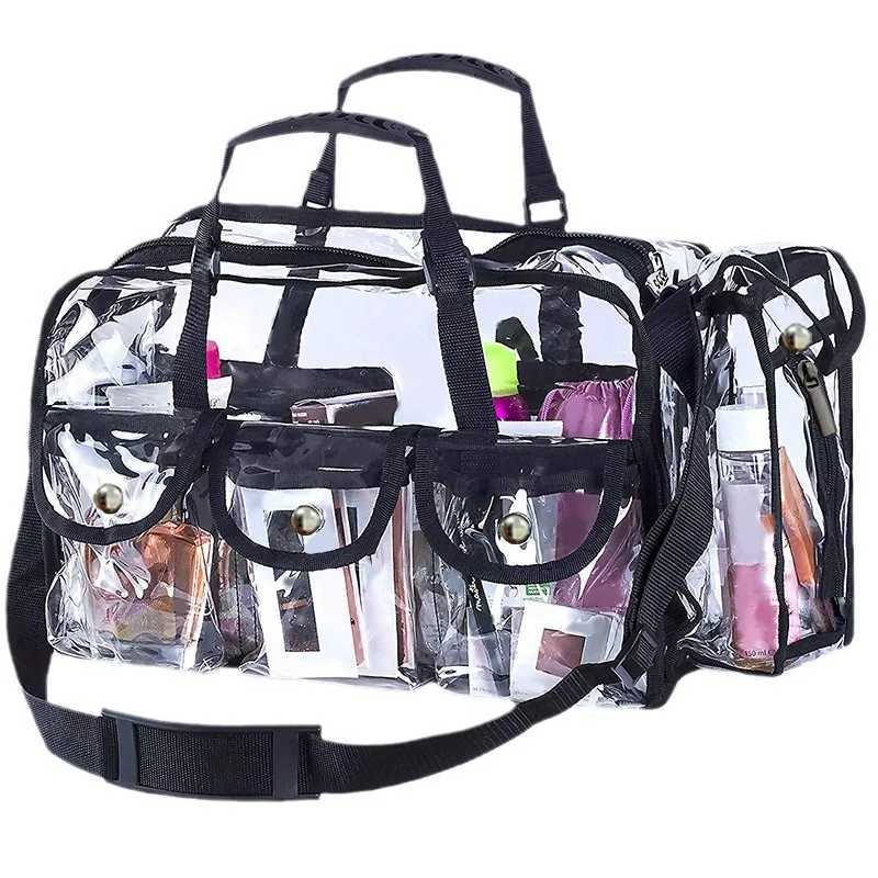 Transparent PVC Water Makeup Bag Swimming Bag Bathroom Makeup Bag Large Capacity Storage BagXJ250415