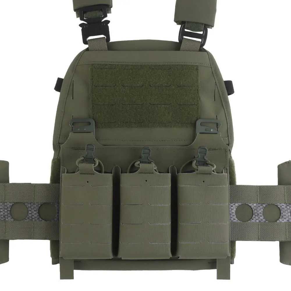 Tactical FCPC V5 Plate Carrier Ferro Style Quick Release MOLLE Hunting Vest With Triple 556 Magazine Pouch Shooting Airsoft GearXJ251114