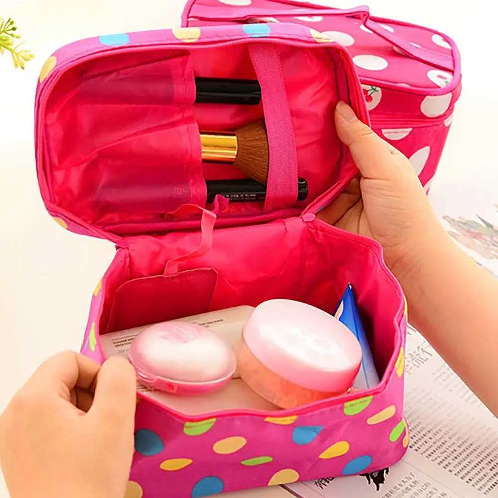 Makeup Bag with Mirror Cvenient Makeup Accessories Storage Organizer Travel Makeup Bag Waterproof Makeup Bag Home UseXJ250415