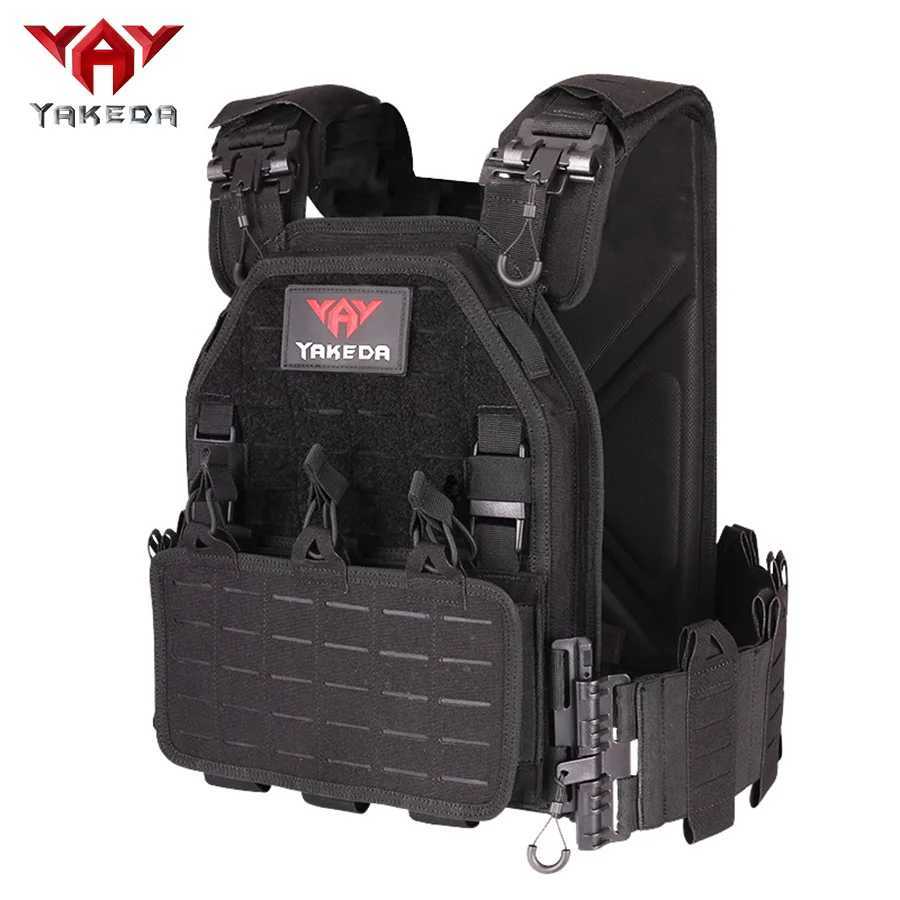 Yakeda 2022 new MOLLE training vest outdoor training vest 1000D waterproof and wear-resistant XJ251114