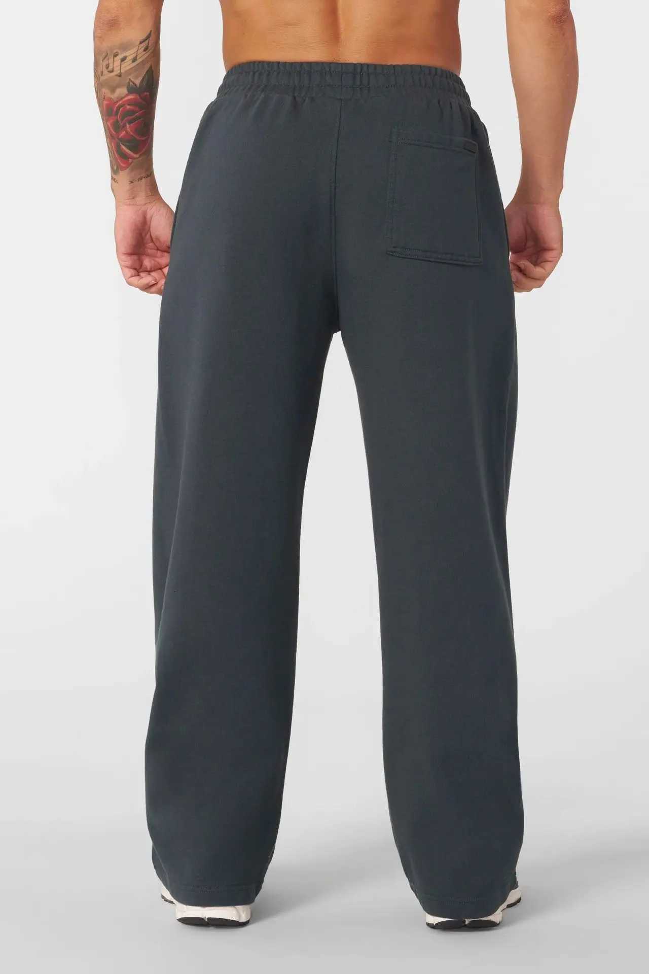 YOONGLA American style new mens sports pants for runners exercise and cotton embroidery straight leg pants casual pa X251115