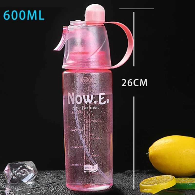 Sports Water Bottle Spray Cup Outdoor Portable Kettles Jug Large Capacity Men And Women 600mlW251114
