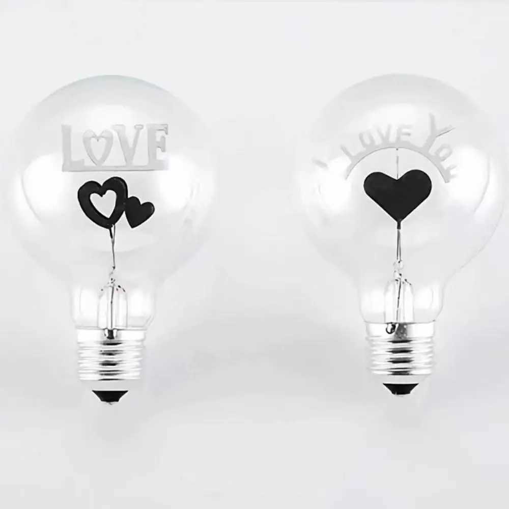 Energy Saving Rose Flame Light Bulb Sunflower Love Art Light Bulb Atmosphere Screw Holder Creative Night Lamp Festival C251115