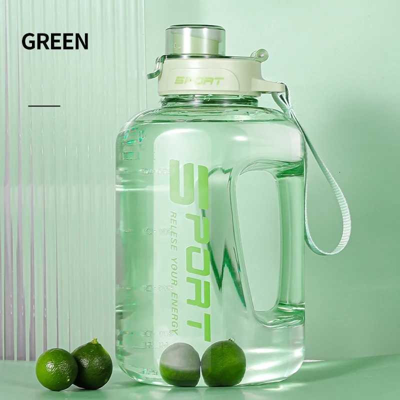 Large Capacity2500/1700ML Water Bottle With Straw Lid Sports Gym Water Kettle For Camping Travel BPA Free Drinking BottlesW251114