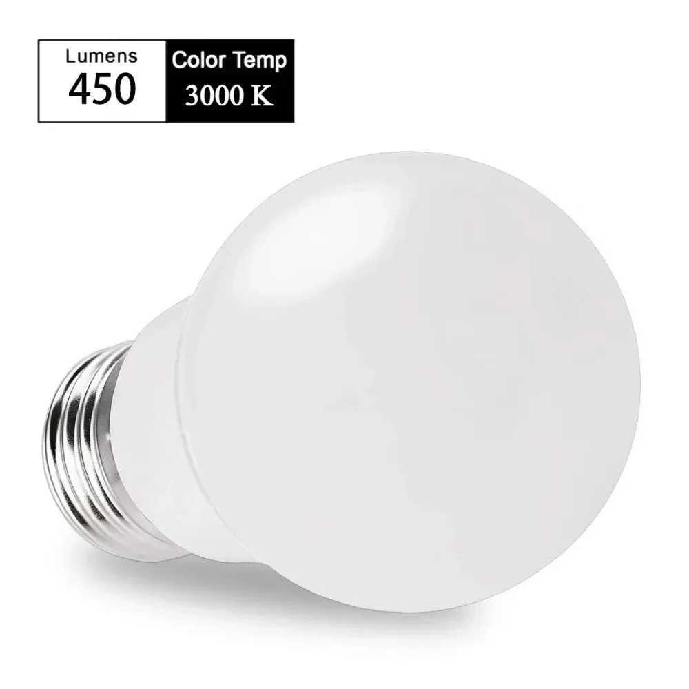 Melery E26 LED Bulb Light 5W Lamp A15 Equivalent 40W 5000K Daylight Warm 3000k Replace Ceiling Fan Refrigerator Appliance 3Pack C251115