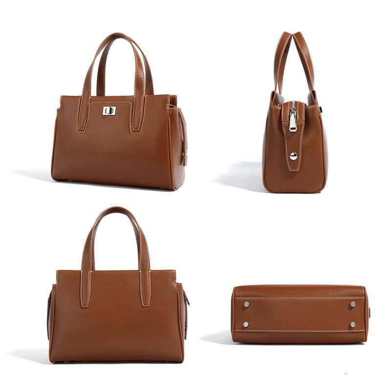 Women 2024 New Early Autumn Shoulder Lady Split Leather Cross-Body Bag Female Large Capacity Fashion Commuting Handbag