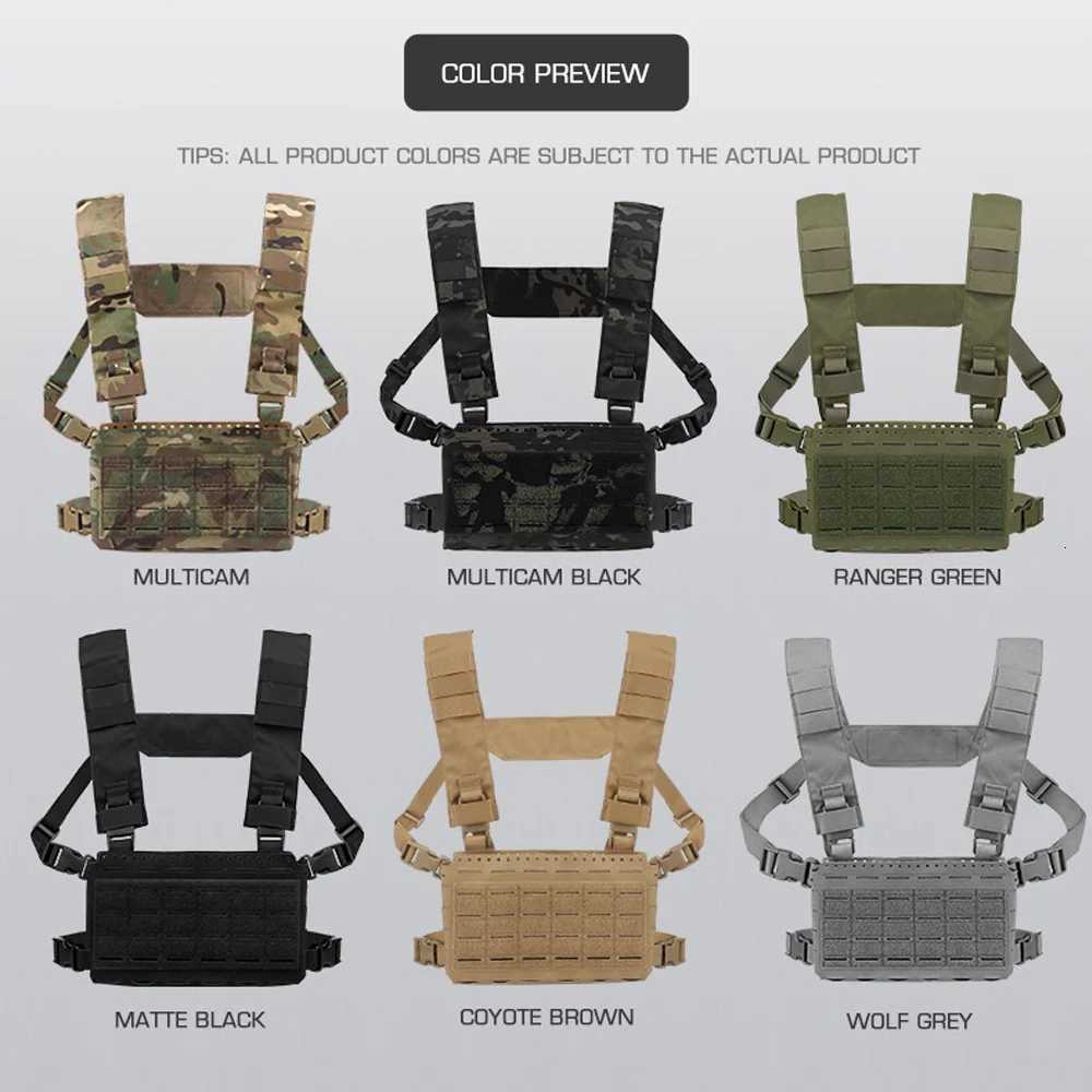 5 Chest Rig Molle SS MKV Micro Fight Chassis Placard 5.56 Triple Pouch Hunting Vest Plate Carrier XJ251114