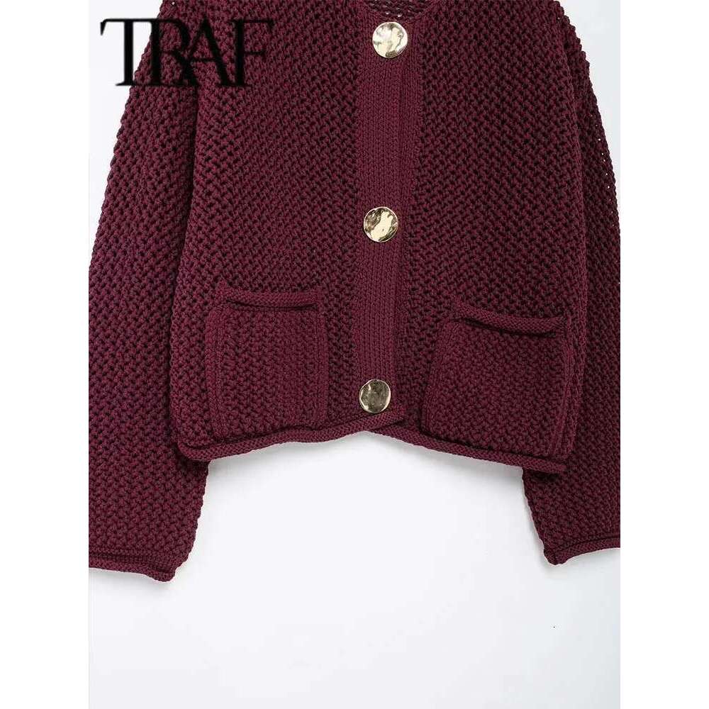 Autumn Winter Knitted For Women Casual Button Long Sleeve Female Sweater 2024 Fashion Loose Lady Cardigans Coat