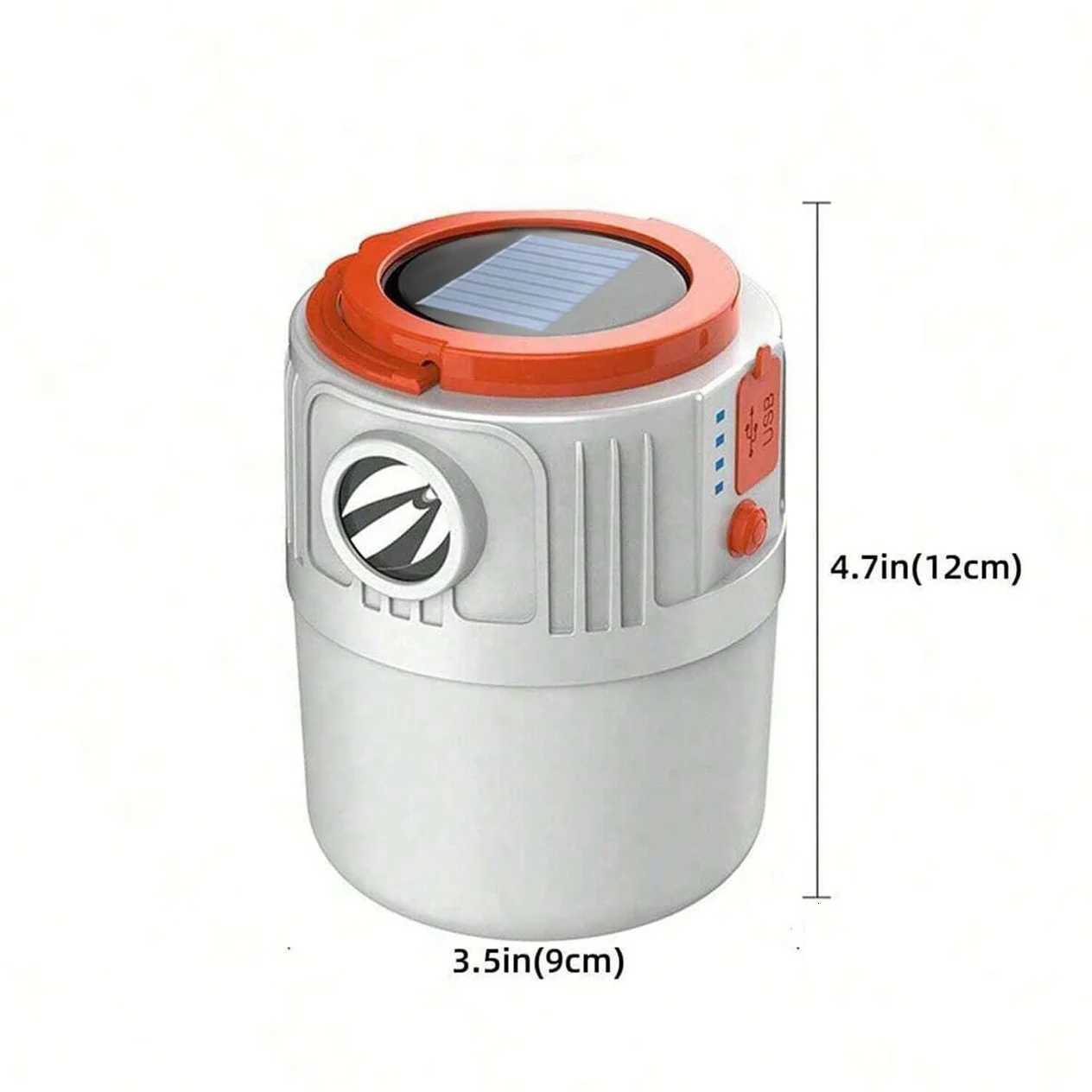 Portable LED Camping Light USB Rechargeable Spotlight High-Power Outdoor Emergency Lighting 5 Modes Optional with Power Bank M251115