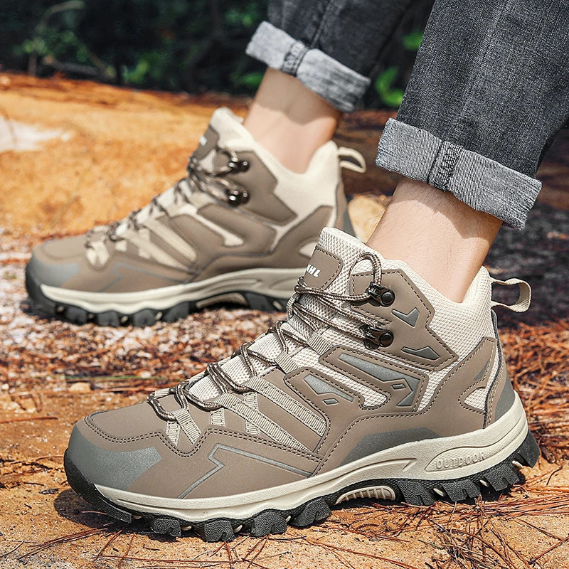 2025 Hiking Shoes Unisex Outdoor Hiking Sports Shoes Camping Boots Ladies Waterproof Walking Shoes Non-slip Hiking Shoes 251113