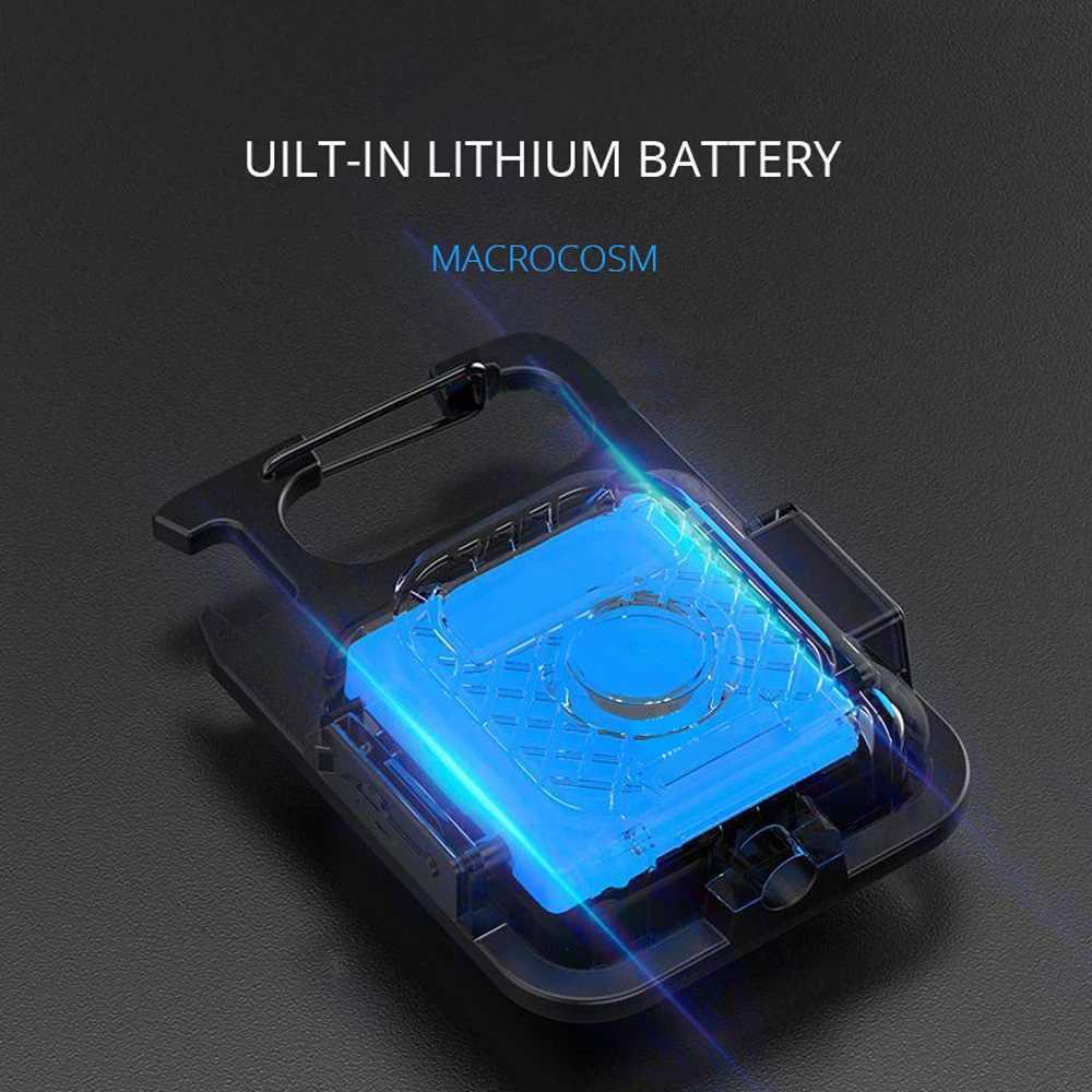 Portable Mini Super Bright COB Keychain Light 4 Lighting Modes Forwork Light Flashlight Charging Lamp Camping Lights with Magnet M251115