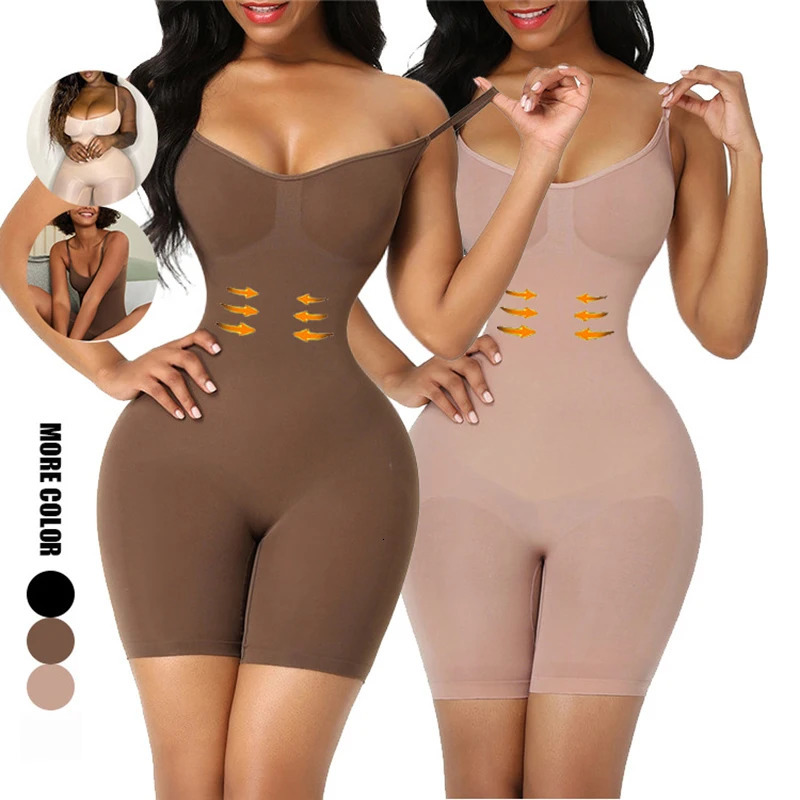 Women Colombianas Corset Slimming Butt Lifter Full Body Shaper Seamless Bodysuit Compression Open Crotch Push Up Shapewear 250415