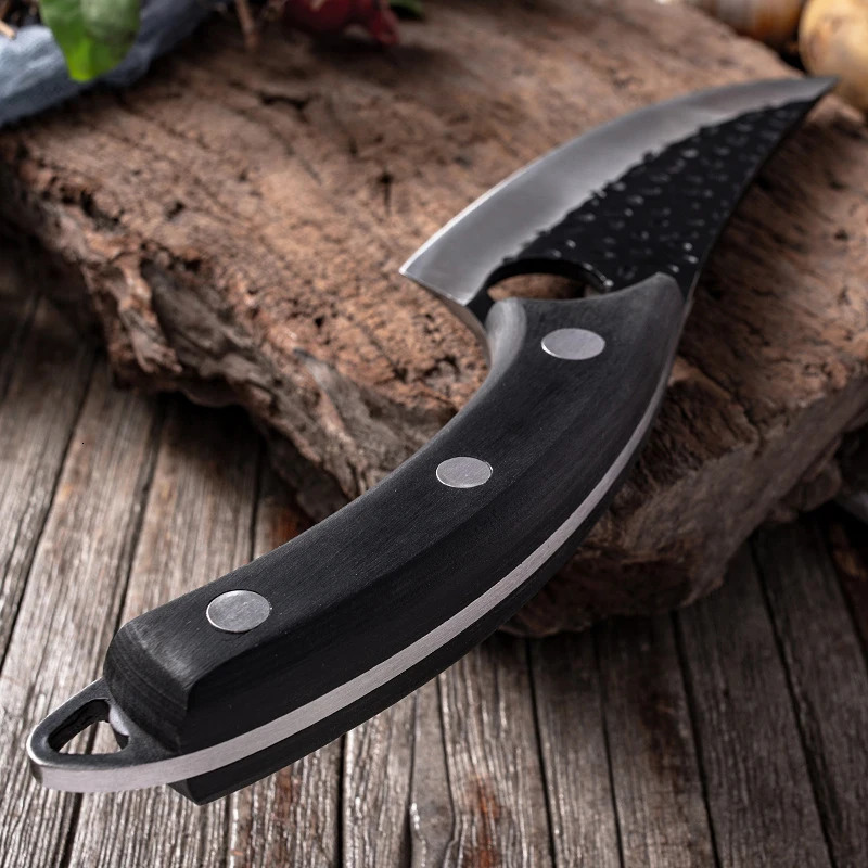 6 inch Boning Knife Handmade Forged Cleaver Chef Knives Butcher Kitchen Knife Full Tang Handle Fishing Knife Gift Knife Cover 250410