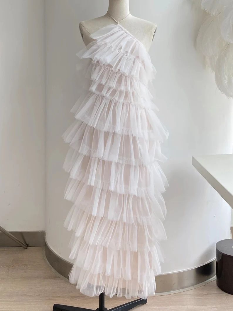 Princess Halter Short Prom Dresses Tired Tulle Women Formal Party Evening Gowns Birthday Party Homecoming Vestidos De Novia 2025