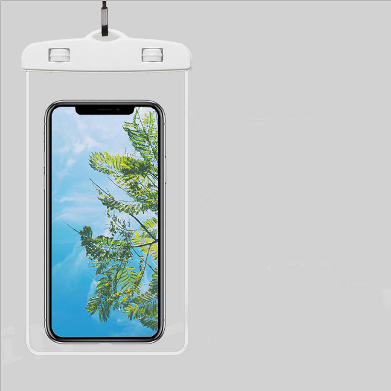 Universal Floating Airbag Waterproof Swimming Bag Cases Luminous Gadget Beach Pouch Swim Bags Cover For iPhone 16 16e 15 14 Plus 13 12 Pro Max 3.5-6 I