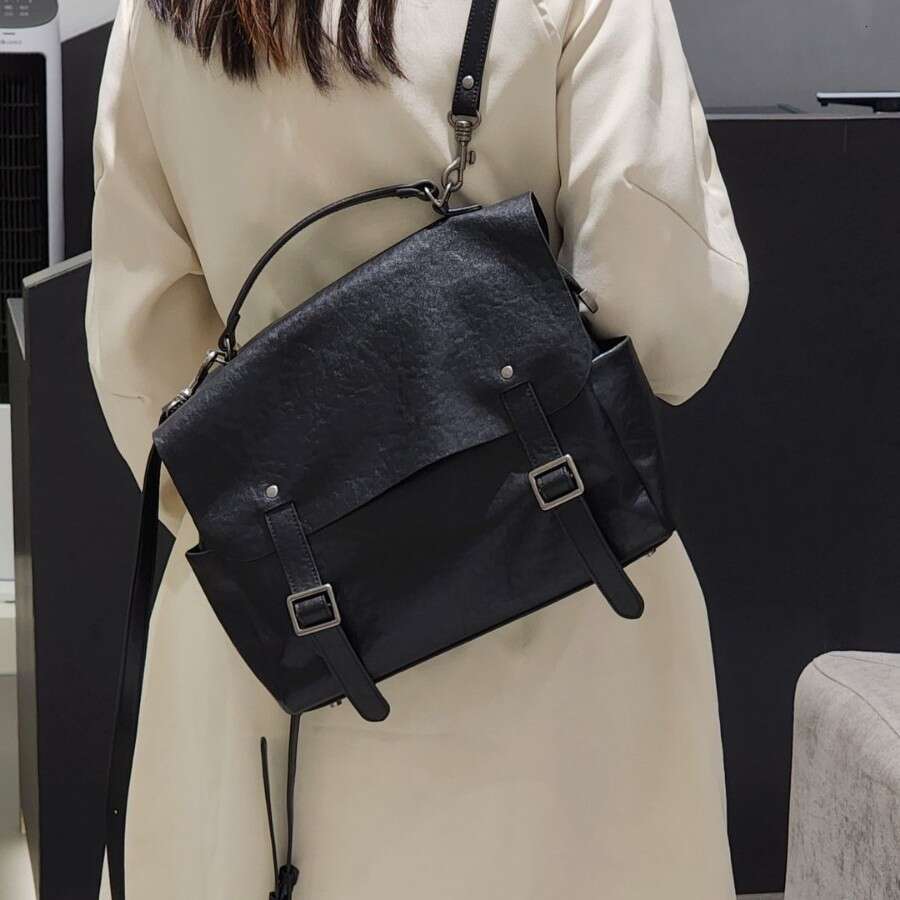 Mm Women's Bags Women's Backpack With Large Capacity, Fashionable Commuting Backpack, Casual Travel Shoulder Bag, Wind-Driven Messenger Bag