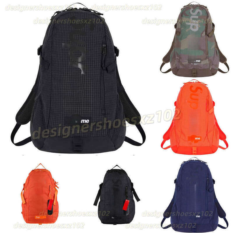 Supremely Backpack Designer Bag Luxury Shoulder Bag Casual Trendy Large Capacity Travel Laptop High School Fashion College Student Middle Bag Basketball Bag