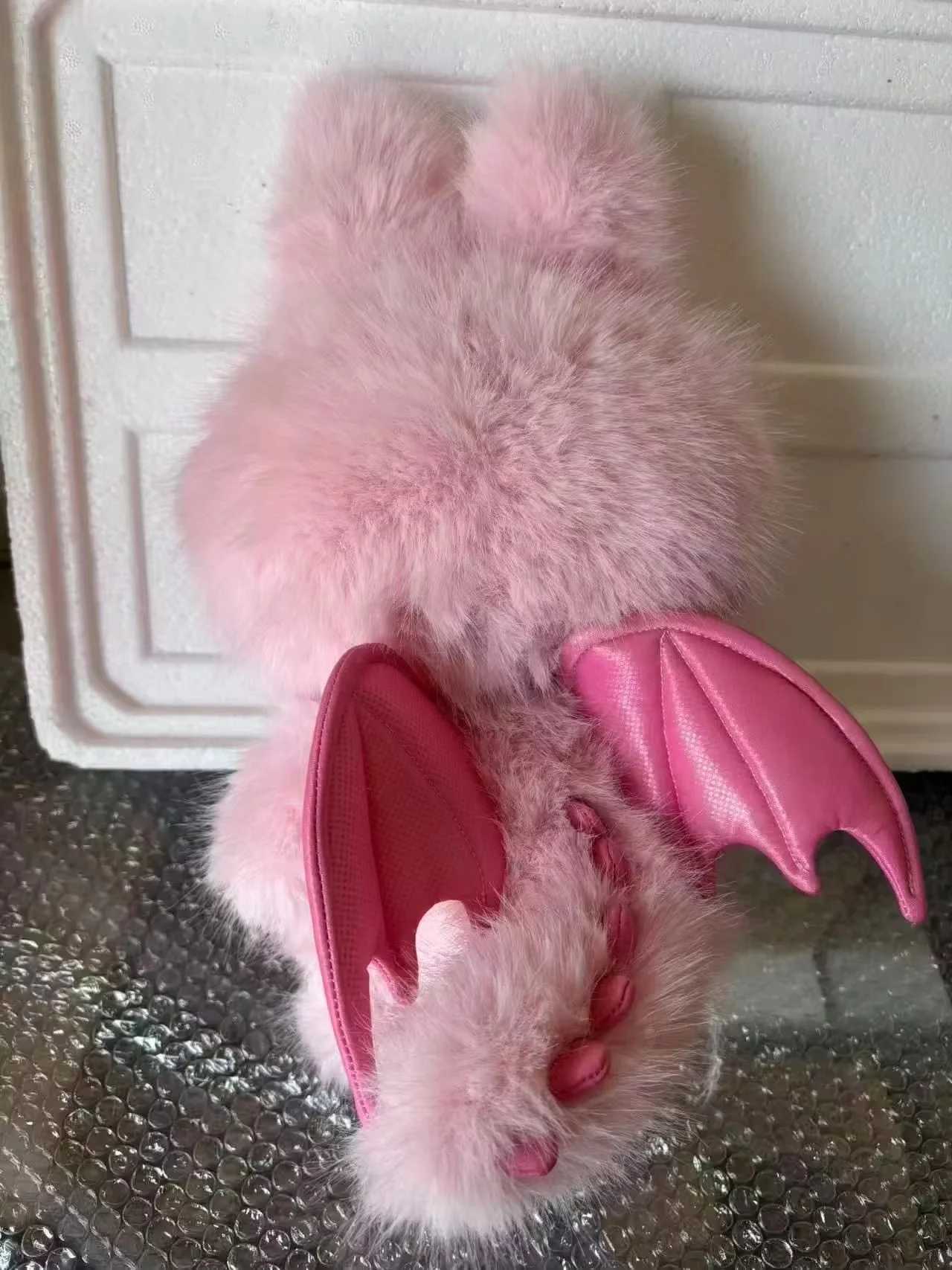 Hot Sales 2025 New 38cm Pink Angel Labubu Creative Change DIY Digital Vinyl Doll Model 1 Copy Toy Birthday Gift X250415