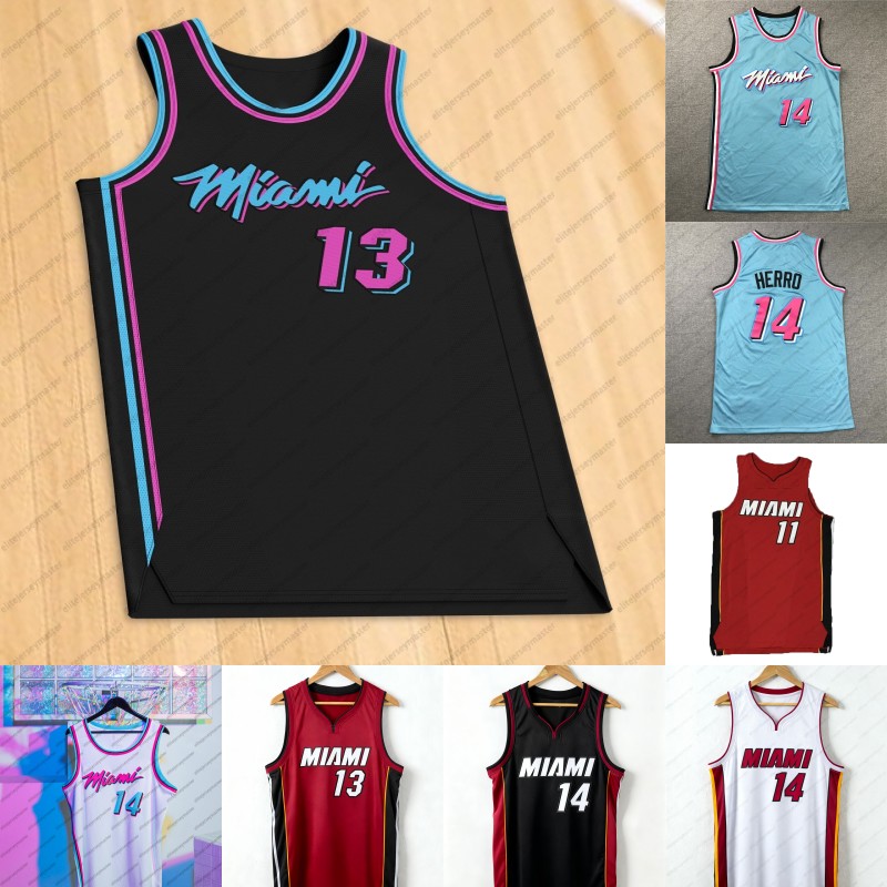 Tyler Herro 14 Bam Adebayo 2025-26 City Jaime Jaquez Jr. Christopher Rozier Wiggins Personalized Customized Basketball Jerseys Custom Any Number Name 