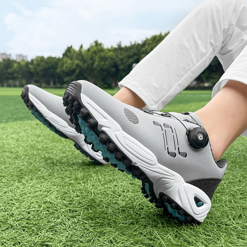 Mens Training Golf Shoes Waterproof Mens Golf Player Sports Shoes Lightweight Training Golf Player Shoes 250411