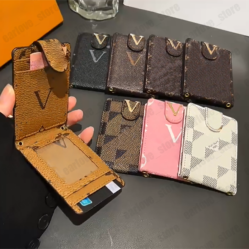 Top Luxury Leather Flip Purse Wallets Fashion Mens Designer Wallets Retro Handbag For Men Classic Card Holders Coin With Box Clutch Wallet Cardholder CRD2511151