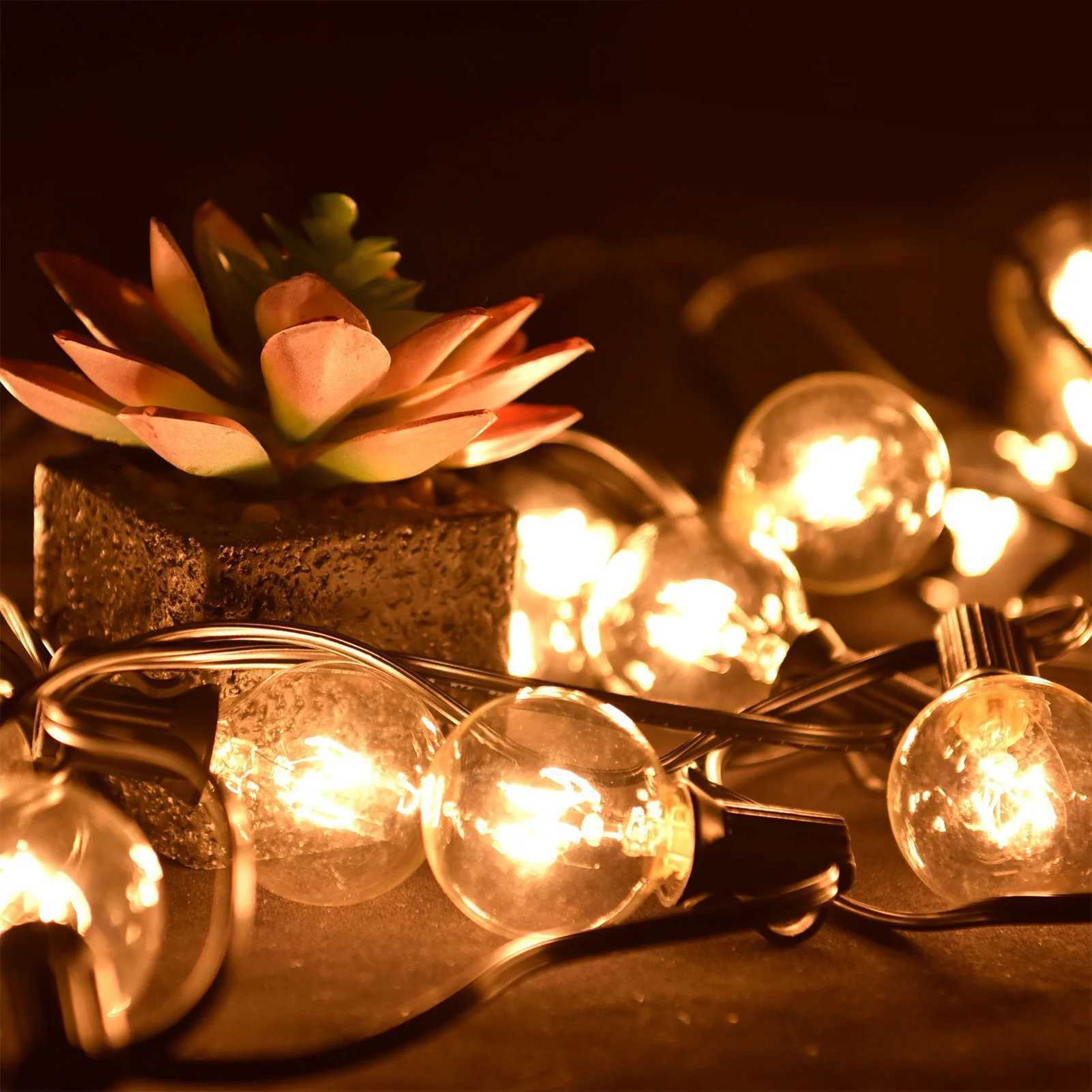 25pcs Light Bulbs Replacement G40 Tungsten Bulb Lamp 7W 220-240V Clear Globe Bulb E12 Base Light Bulbs for Indoor Outdoor Patio C251115