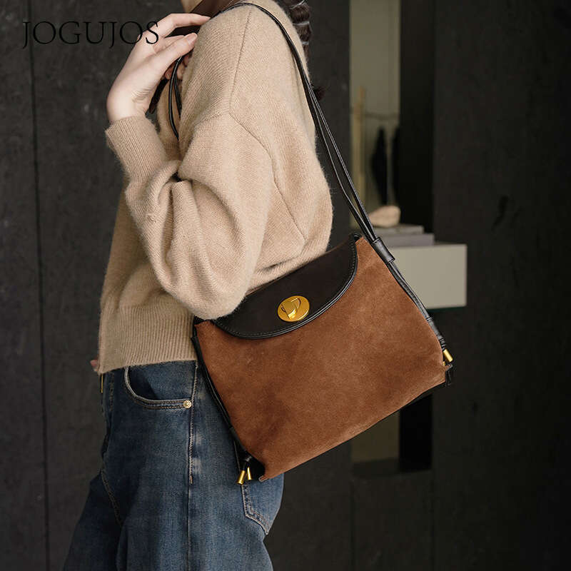 Luxury Bag Designer JOGUJOS Genuine Leather Crossbody Casual Versatile Women S Fashion Niche Handbag Commuter Shoulder Bag