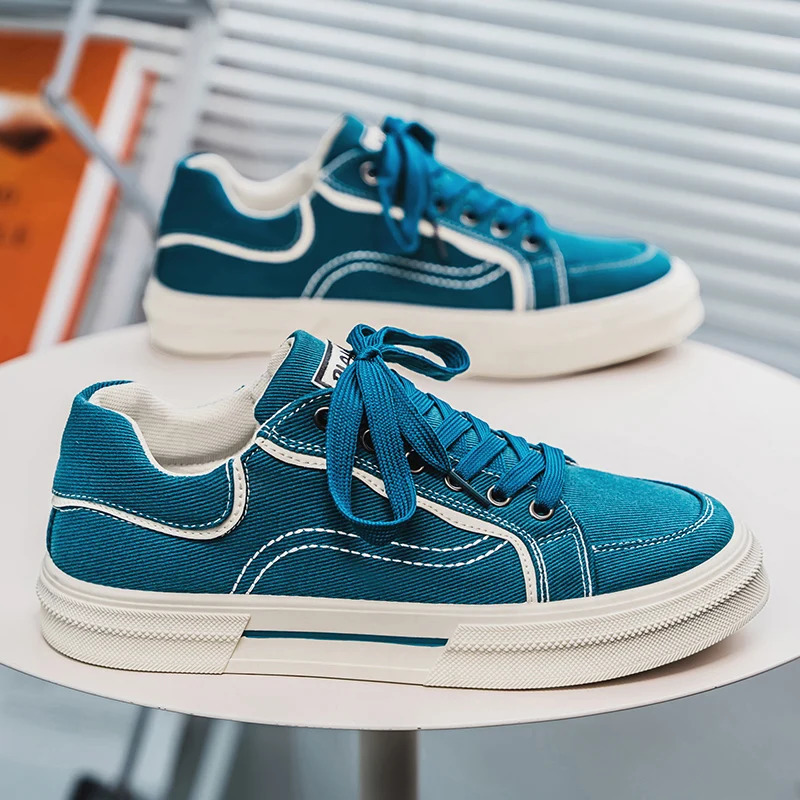 ML Explosive Korean Edition Casual Shoes Board Shoes Canvas Shoes Student Fashion Shoes Mens Shoes 250411