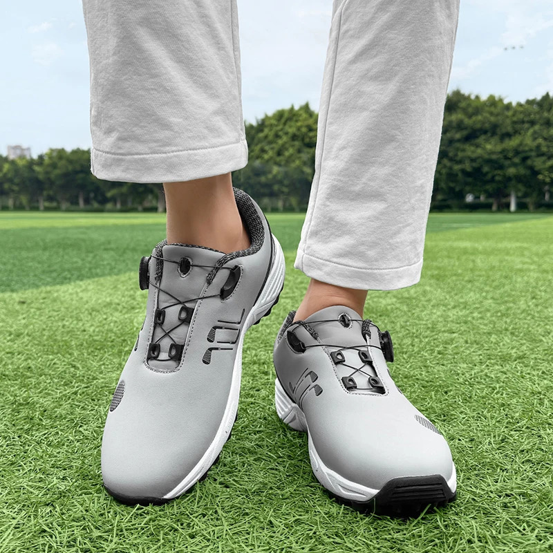 Mens Training Golf Shoes Waterproof Mens Golf Player Sports Shoes Lightweight Training Golf Player Shoes 250411