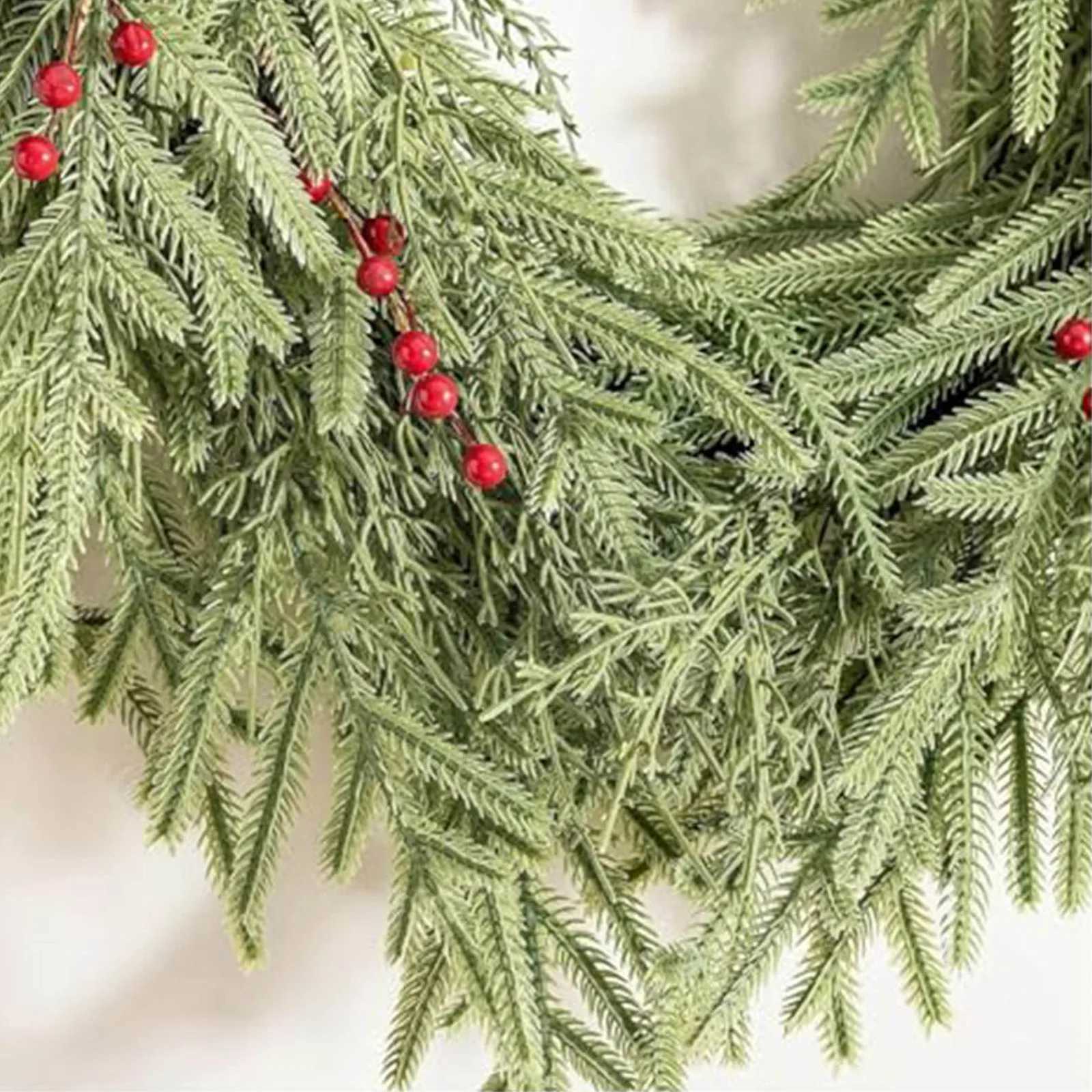 2025 Christmas Wreath Winter Wreath Garland Wall Hanging Artificial Wreath Front Door Wreath Xmas Wreath For Indoor OutdoorM251115