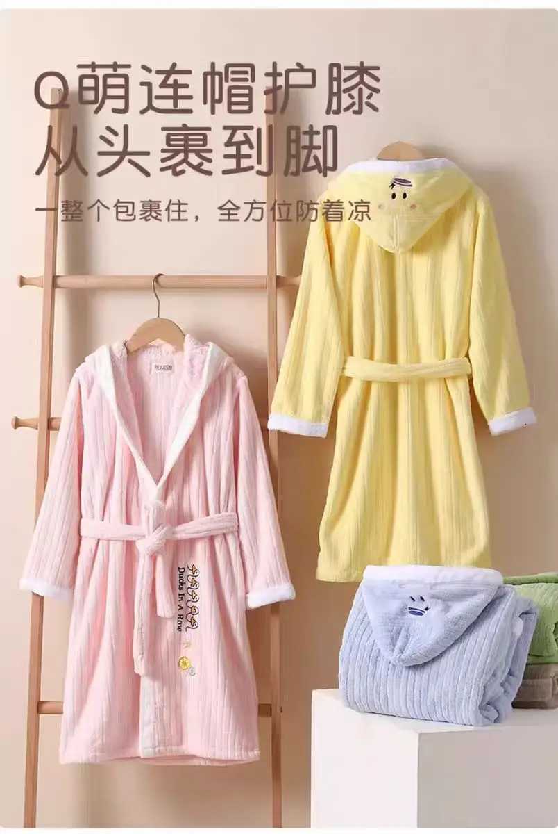 2025 New Kids Bath Robe Cozy Hooded Poncho C251115
