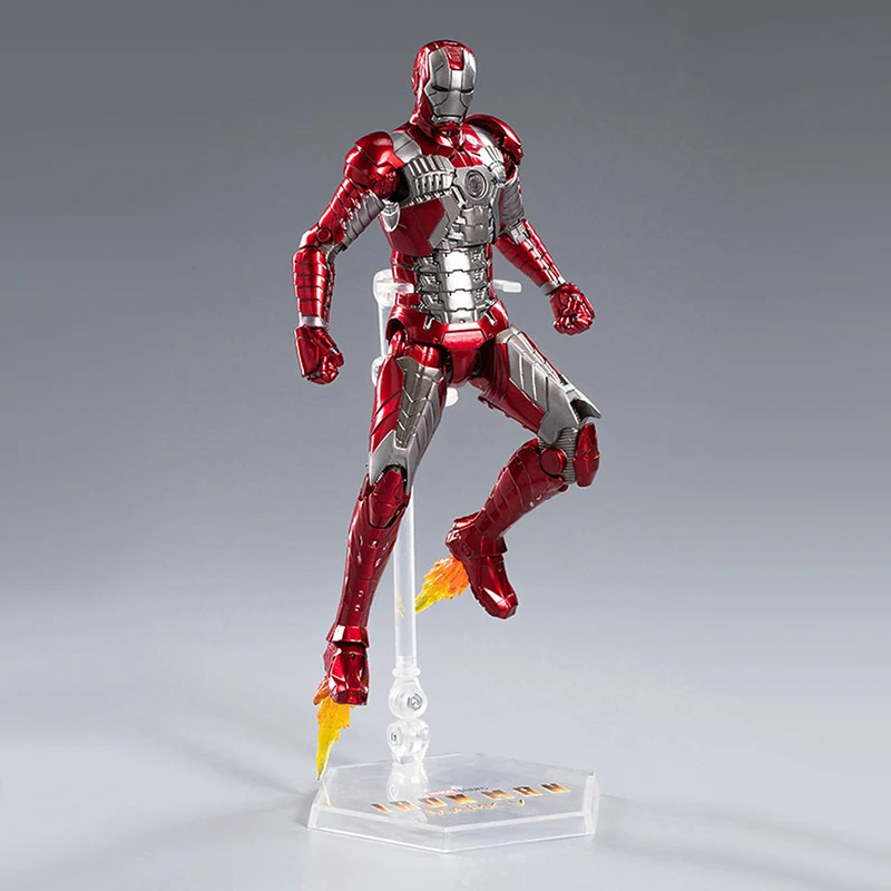 ZD Toys Marvel Official Licensed Iron Man MK5 7Inch Tony Stark Action Figure Avengers 1/10 Scale Collectible Model Kids Gifts Bulk Wholesale