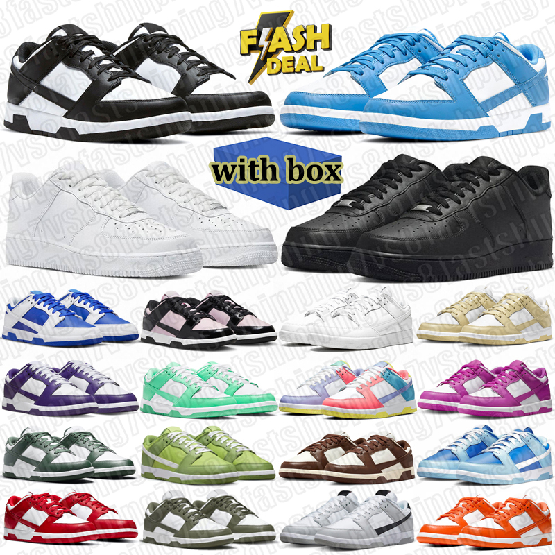 With Box Designer Shoes Men Women Stylish Casual Sneaker Comfortable Sports Trainers Footwear Black White Blue Pink