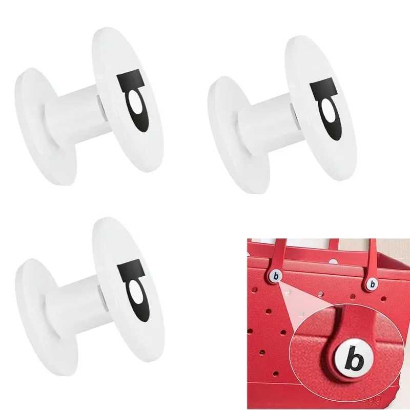 Borg bag button EVA rubber beach storage basket replacement plastic button plastic repair rivet jelly Borg bag accessories W250415
