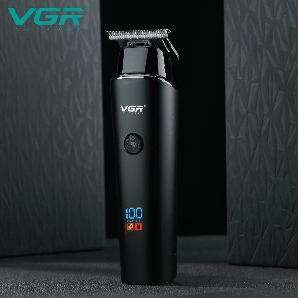 VGR Hair Trimmer Professional Electric Trimmers Cordless Hair Clipper Rechargeable LED Display V 937 250409