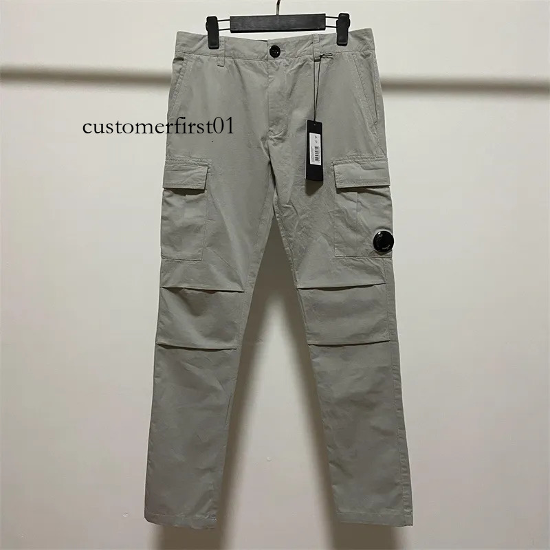 designer Men's cp pants Cotton Trousers Casual high quality Version Slim Sports Tide Brand Pocket Solid Color Youth 8d3