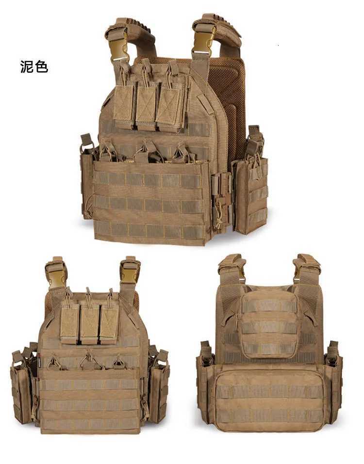 Yakeda Multifunctional Outdoor Tactical Vest CS Game Vest MOLLE Expansion Tactical Training Field Equipment Protection Plate XJ251114