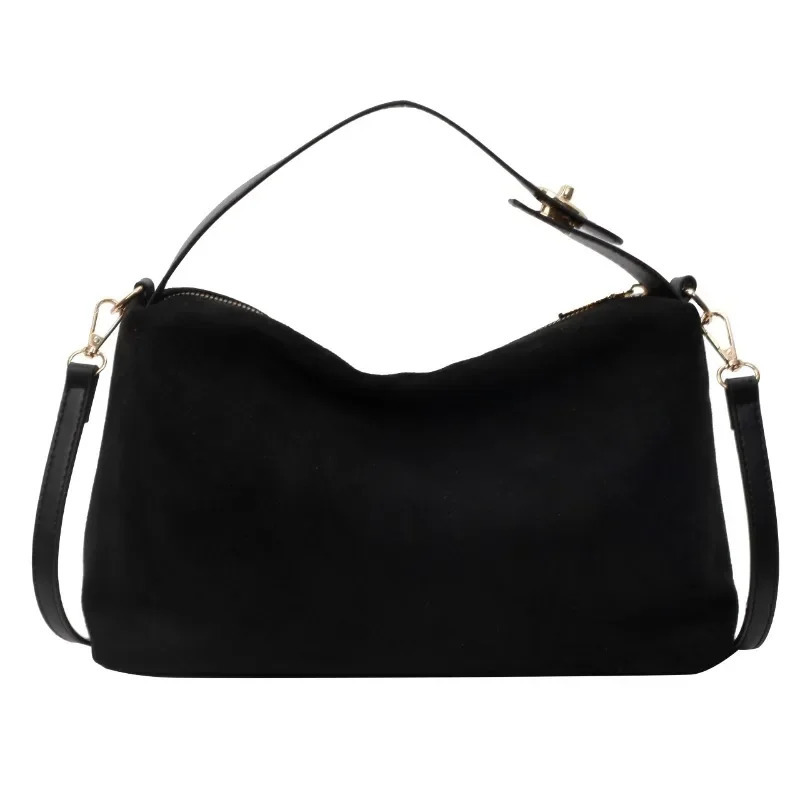 Zipper Solid Color High Capacity PU Shoulder Bag Selling Womens Simple Fashion Handbag Bolsas Femininas 250410