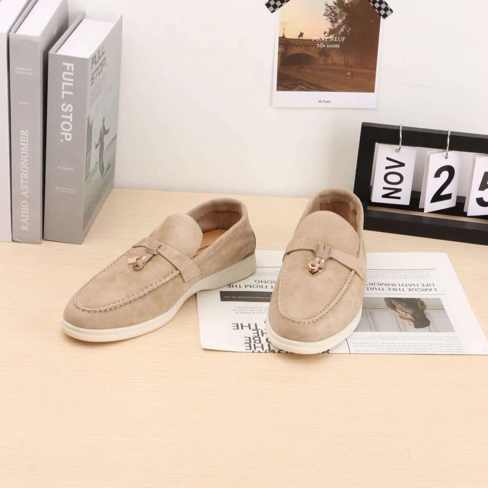 loafers designer walking shoes Heels Woman Other None Kid Suede Loafers Pumps Shoes Favourite