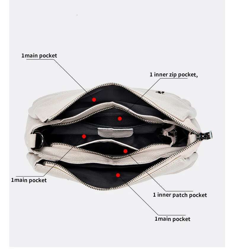 Designer Bag High Quality Real Handbag Ladies' Genuine Leather Shoulder Women's Casual Messenger Bags Versatile Crossbody Bag