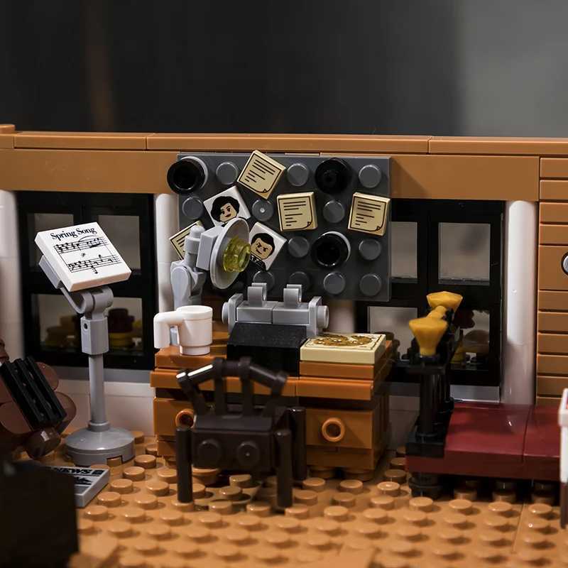 Creative Expert Modular Architecture MOC Pantasy 85014 Baker Street 221B Apartment Style 3300 Building Blocks Puzzle Toys W250415