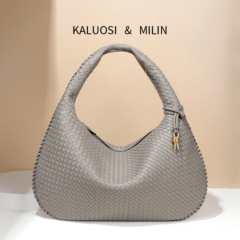 2025 New Dumpling Bag Women Fashion Large Capacity Braided Bag Designer Shoulder Underarm Bag