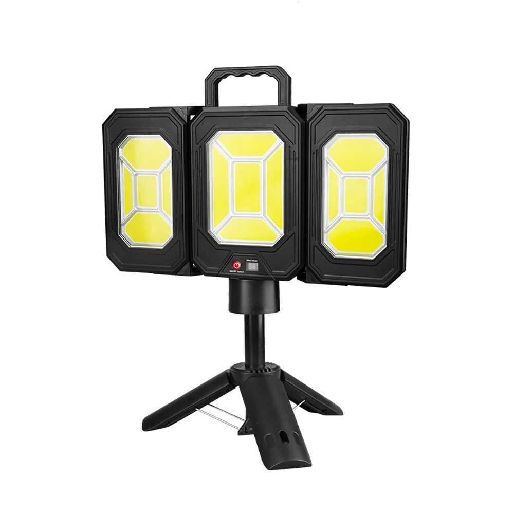 Solar Powered Camping Lantern Extendable Foldable High Lumen Strobe Light Outdoor Emergency Handheld Illuminat M251115